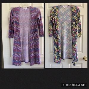 LuLaRoe girl’s lot Sariah cardigan duster 10